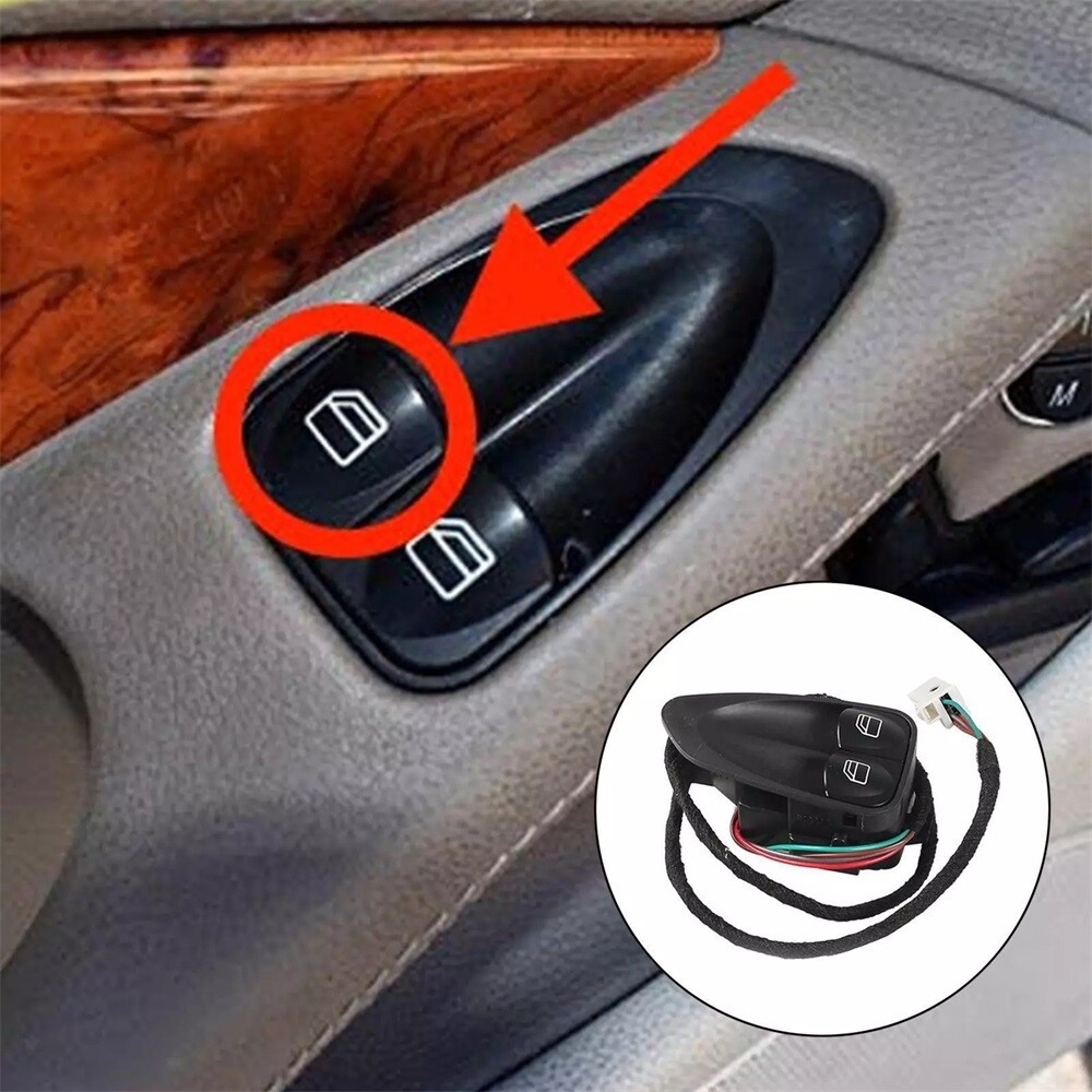 Power Window Switch Replacement Fit For R230 Car Control Left Door