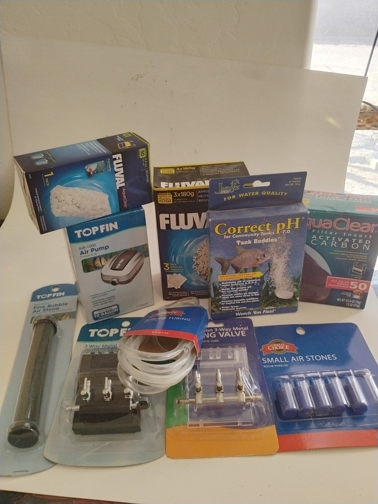 Huge Mixed Lot Of Brand New Aquarium & Fish Tank Accessories