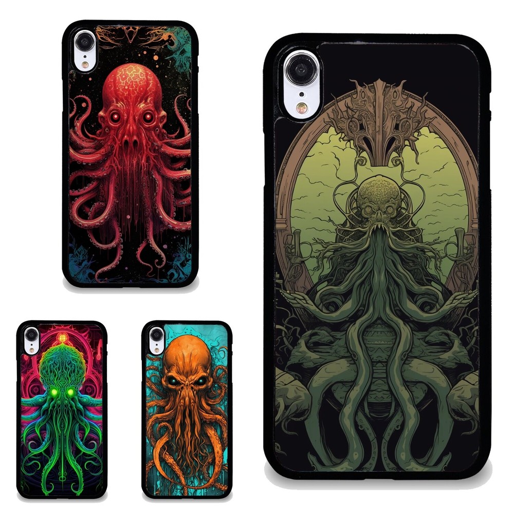 fi Super Cthulhu sci For iPhone XS XR 6 7 8 Plus SE 2nd 3rd Anti scratch Cover
