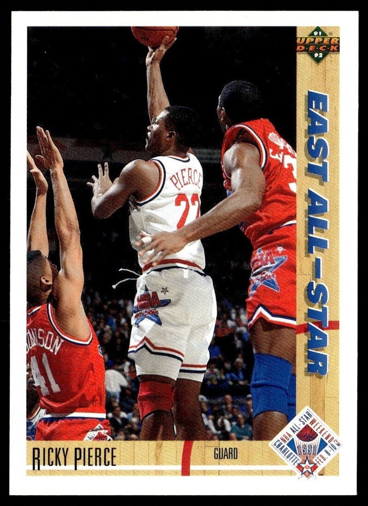 1991-92 Upper Deck Ricky Pierce Milwaukee Bucks #67