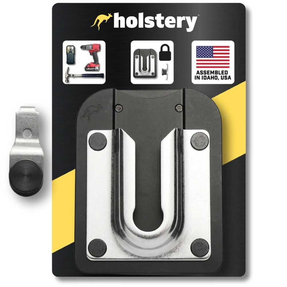 PinPal Pro Universal Gravity Lock Tool Holster – Clip-On Belt Holder for Easy Access