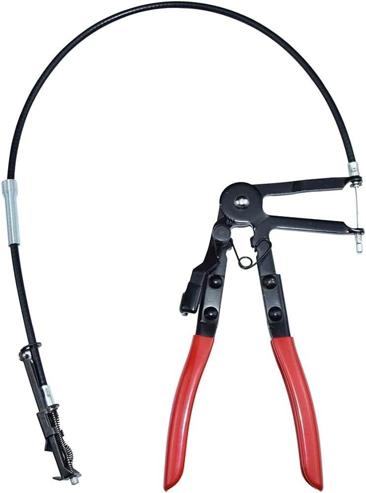 24-Inch Long Reach Wire Hose Clamp Pliers with 2FT Spring Lock Grip