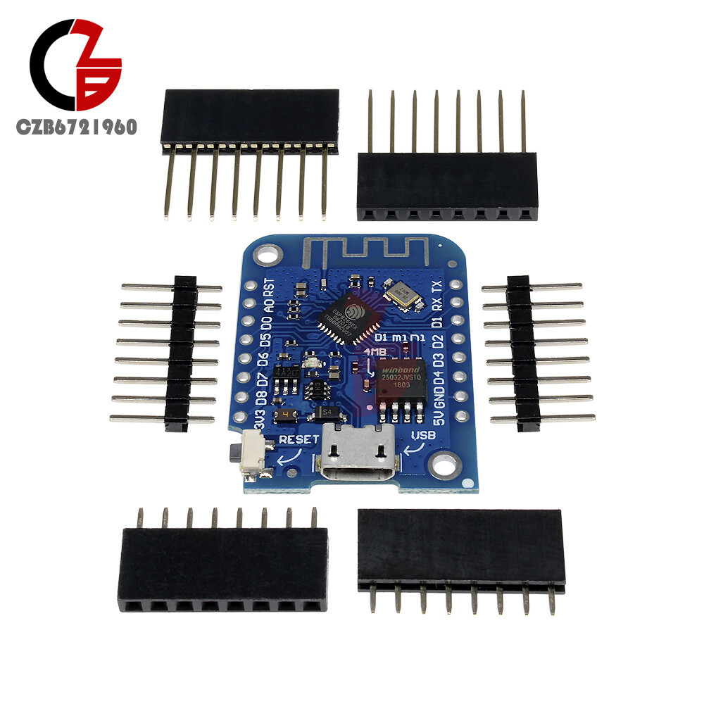 Wemos D1 Mini CH340G ESP8266 WiFi IOT Development Board V3.0.0 Arduino NodeMCU-image