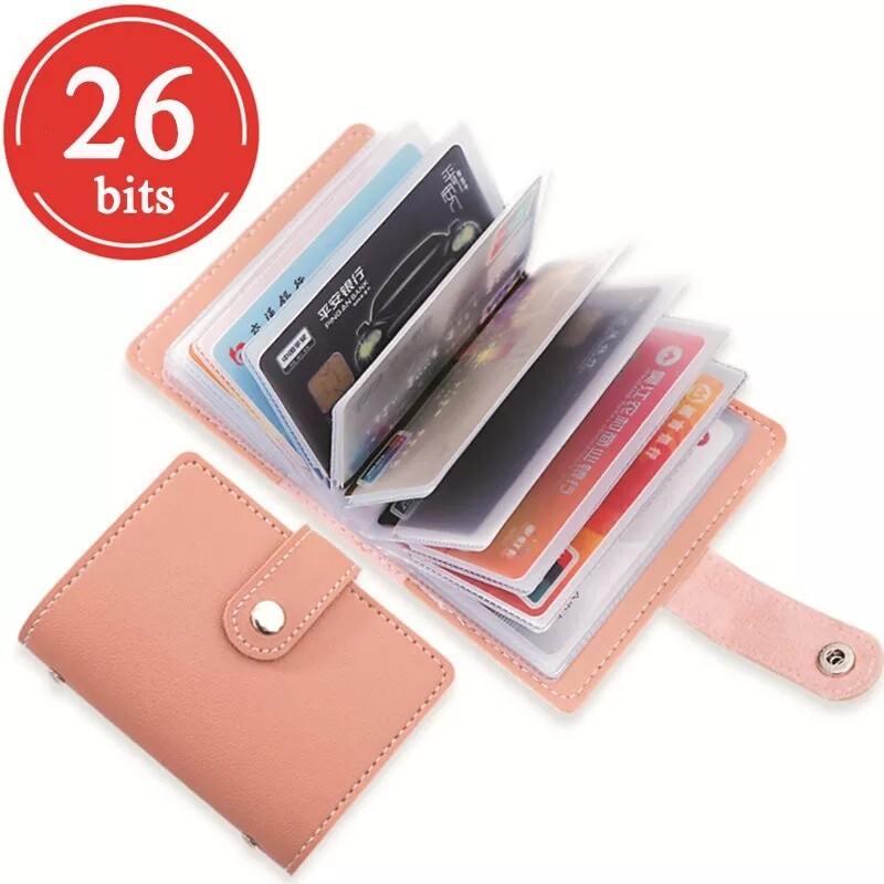 Unisex 26-Card Anti-Theft Credit Card Holder Business Wallet Case  -image