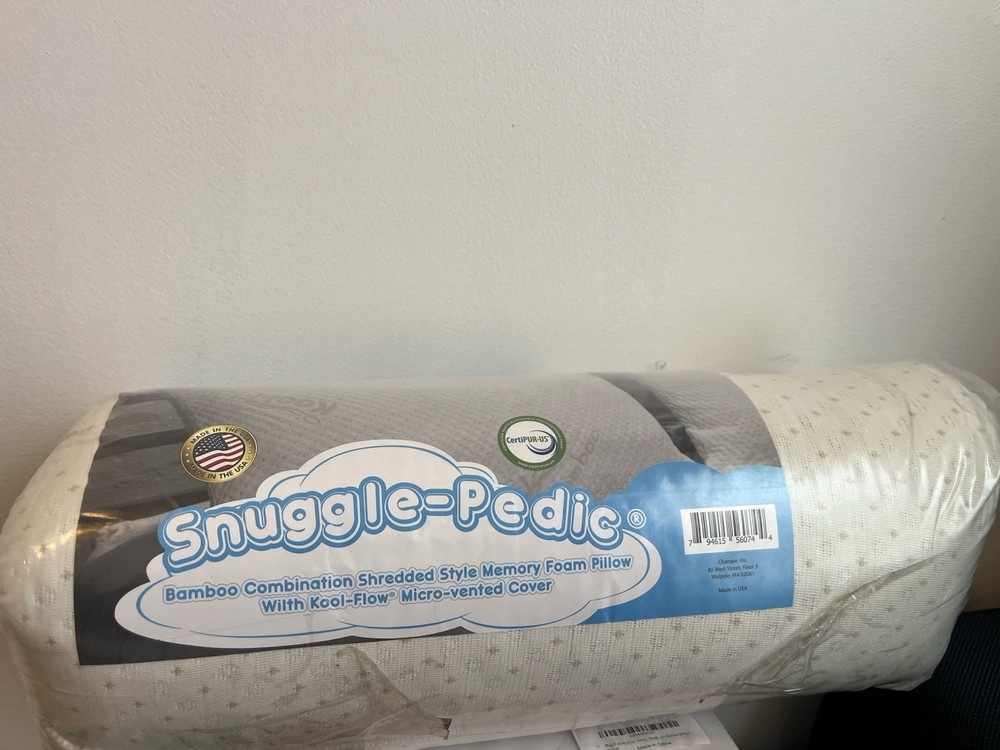 Snuggle-Pedic King Bamboo Shredded Memory Foam Pillow Set
