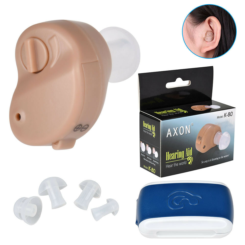 Mini Digital Hearing Aid – In-Ear Adjustable Sound Amplifier-image