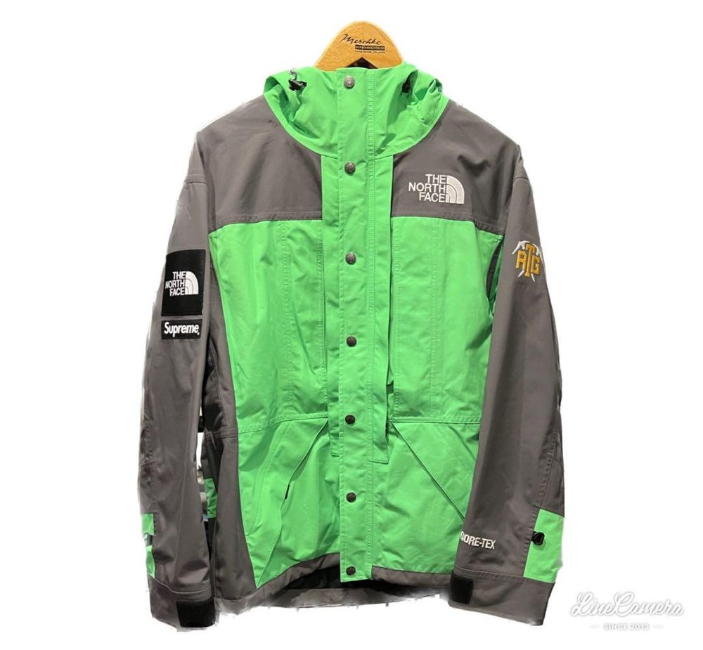 Supreme x The North Face RTG Jacket Bright Green Size M Preowned 20SS