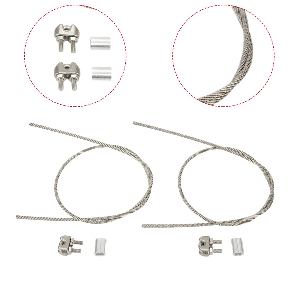 Heavy Duty Steel Wire Rope for Balcony For Solar Panels Support Up to 60 Kg!