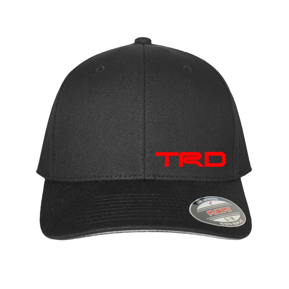 TRD Toyota Racing Flex Fit Hat Round Bill Baseball Cap Dad's Best Toy Gift