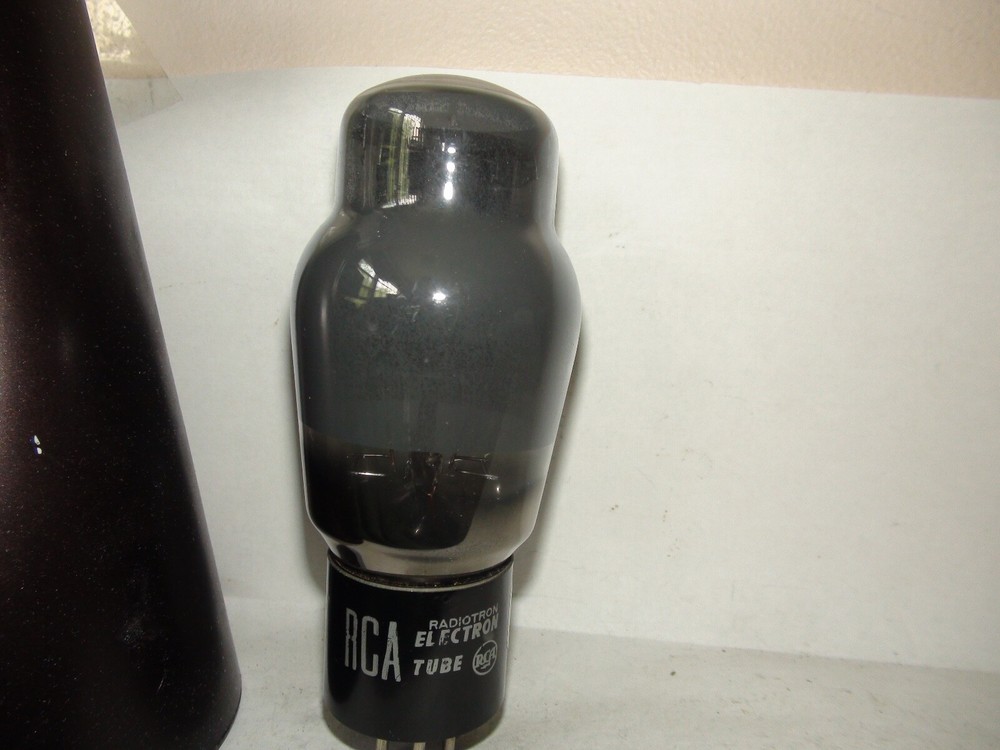 Vintage Rca 6L6 G Vacuum Tube Smoked Bogey+  Guide pin is Gone