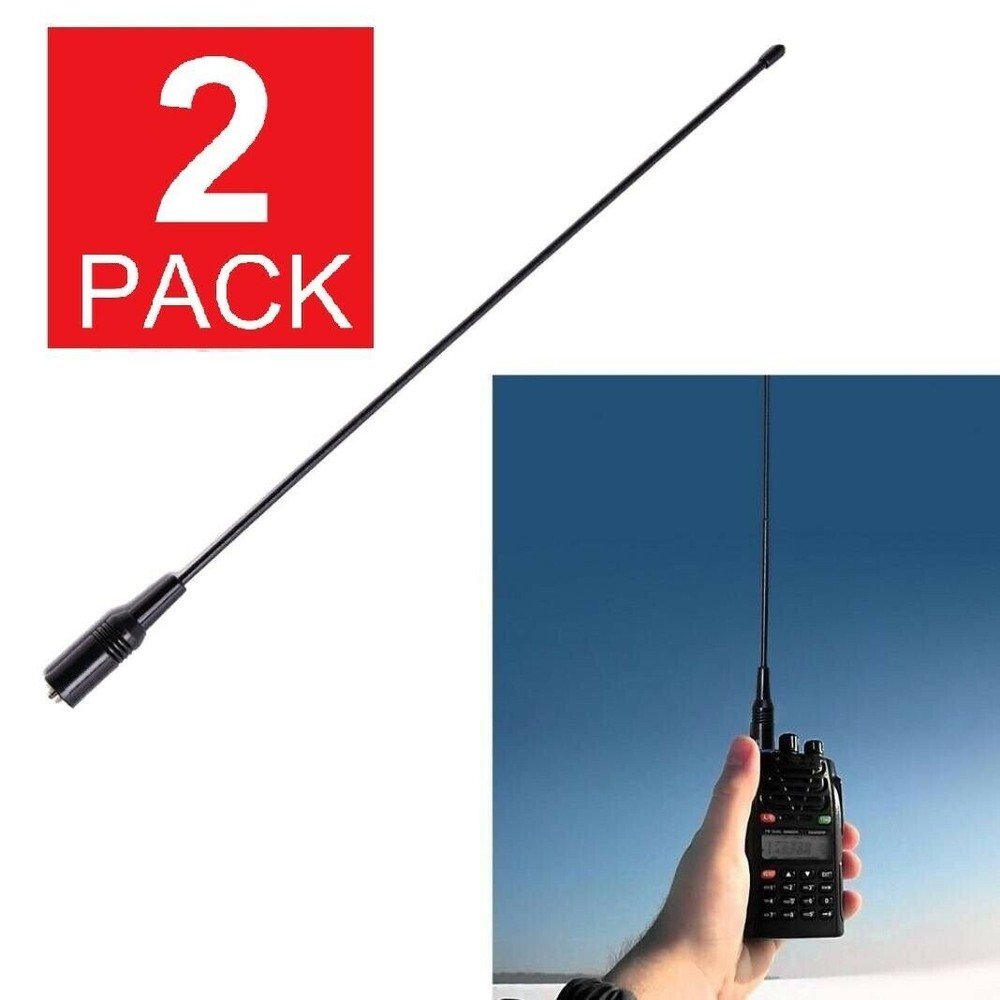 2-Pack For Baofeng UV5R UV-82 144/430MHz Dual Band Antenna NA771 SMA Female 10W