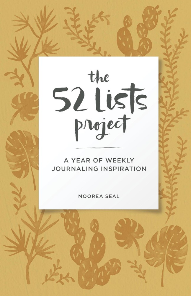The 52 Lists Project Botanical Pattern: A Year of Weekly Journaling Inspirat...