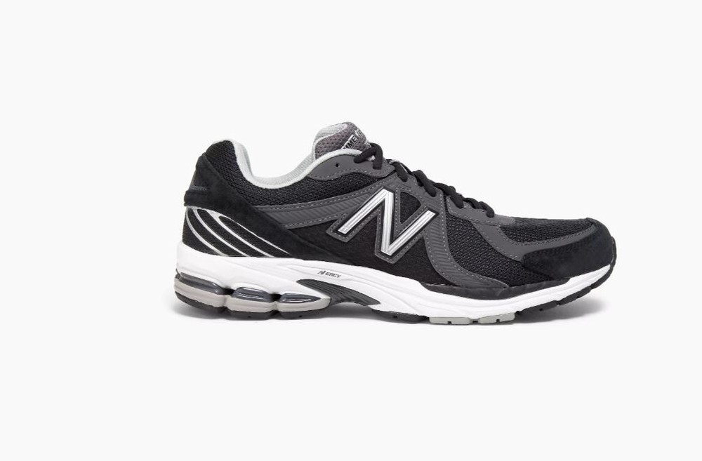 Comme des GarCons x New Balance MR860 Leather Mesh Sneakers Black