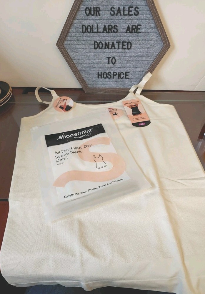 NWT Shapermint Essentials All Day Scoop Neck Cami NEW 2XL XXL Beige