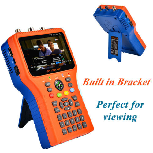 Digital Satellite TV Finder Signal Meter DVB-S2 S2X C T2 COMBO Spectrum Analyzer-image