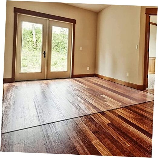 Transparent Glass Floor Mat for Office Chair 72x96in 183x244cm