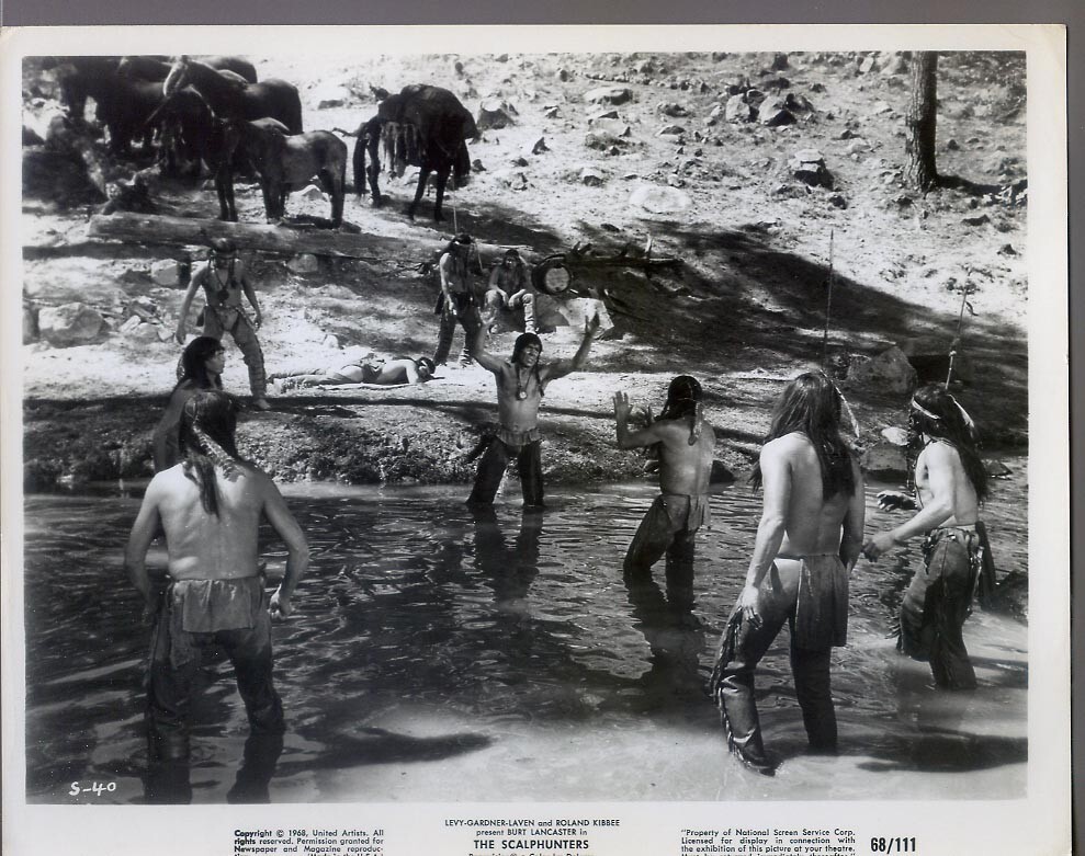 Vintage Photo 1968 The Scalphunters western