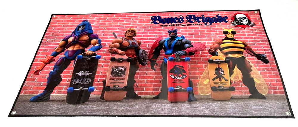 He Man Skateboard Deck Banner Poster Master of the Universe Figure