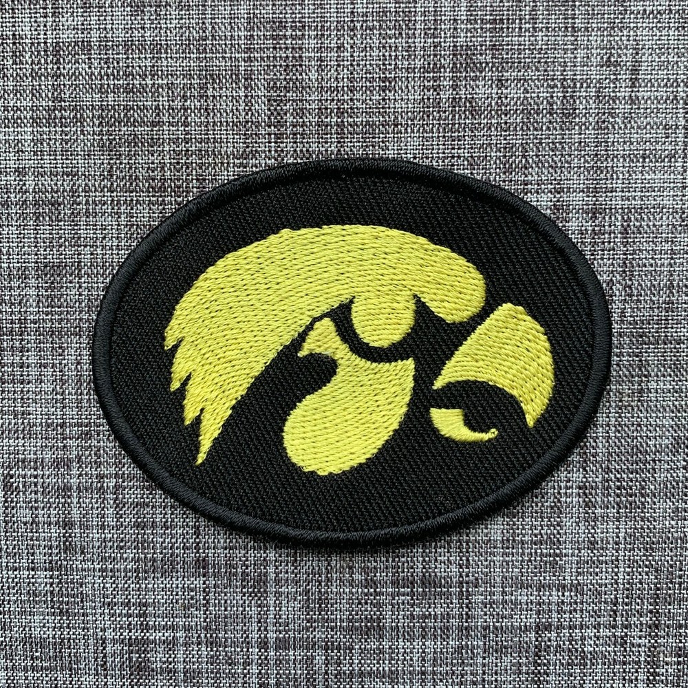 Iowa Hawkeyes Iron on patch Football patch/Iron patches/Embroidered patch1