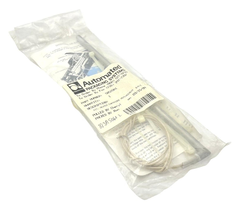 Automated Packaging Systems 58520A1 Heater Cartridge Replacement Kit B/M-C-image
