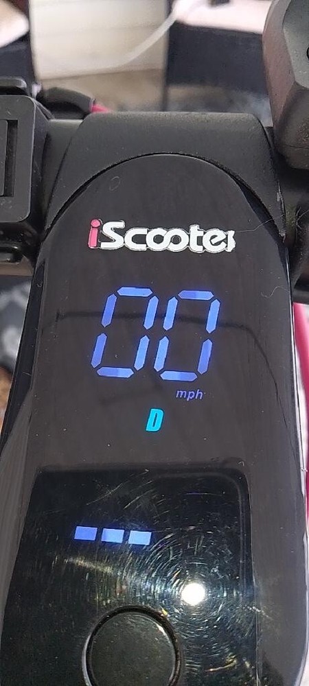 Iscooter I8L Electric Scooter, 350W, 18 Miles, 15.6MPH, Folding Commuter Scooter