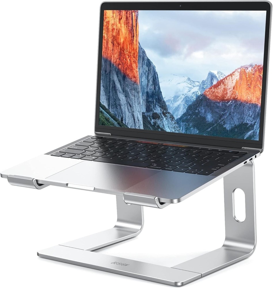LS03 Aluminum Laptop Stand, Ergonomic Detachable Computer Stand, Riser Holder