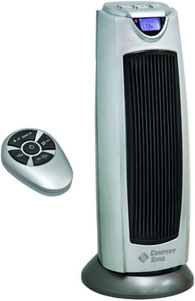 Safety-Focused Tower Heater with Programmable Thermostat & Remote - 3 Heat Modes