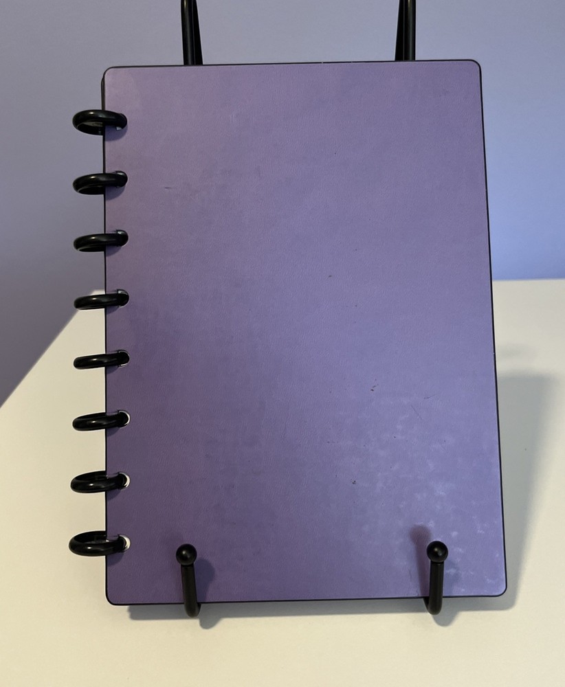 Levenger Circa Junior Notebook in Light Purple with Divider Pages for Light Use