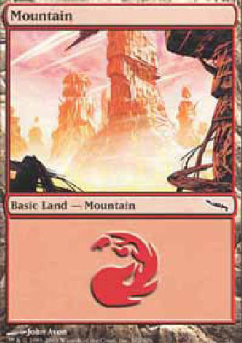 MOUNTAIN #302 X4 4X Mirrodin MTG Magic the Gathering Cards DJ