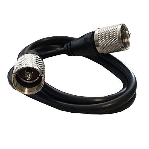 RG58A/U PL-259 Coax Cable Jumper for HAM &  Radio, Antenna Analyzer, Dummy...