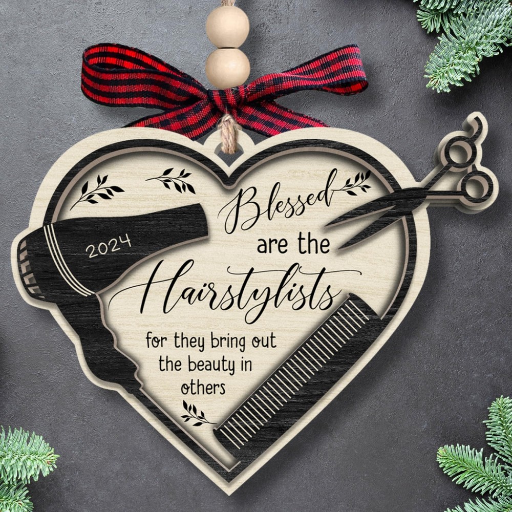 Hairdresser Gifts for Women - Hairdresser Ornament, Hair Stylist Ornament, Ba...