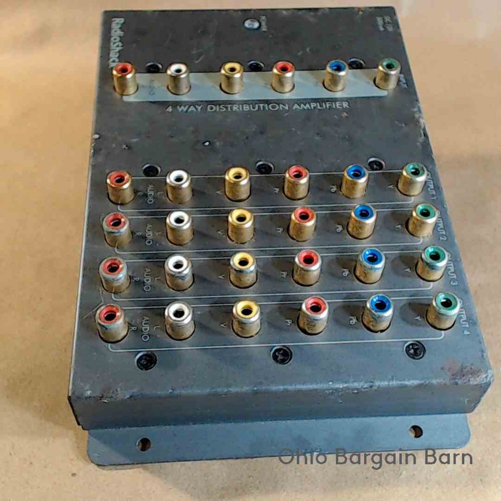 Radio Shack 15-311 4-Way Distribution Amplifier Power Supply Not Included