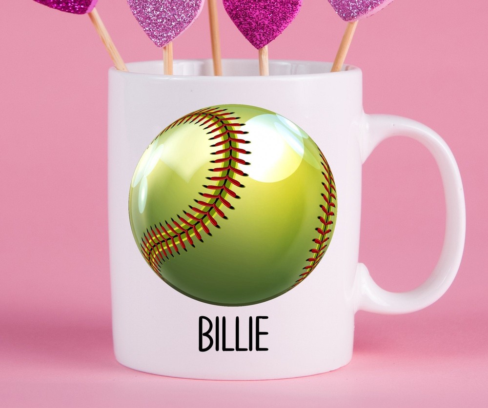 Personalized Softball Mug Softball Gift Ideas Softball Cup Gifts For Softball