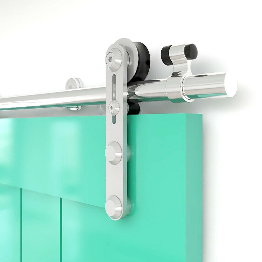 CCJH Sliding Door Hardware System Stainless Steel Duty Barn Door Hardware Kit