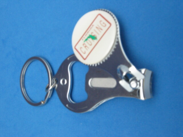 Florida Cruising Key Ring with Nail Clipper and Bottle Opener #206