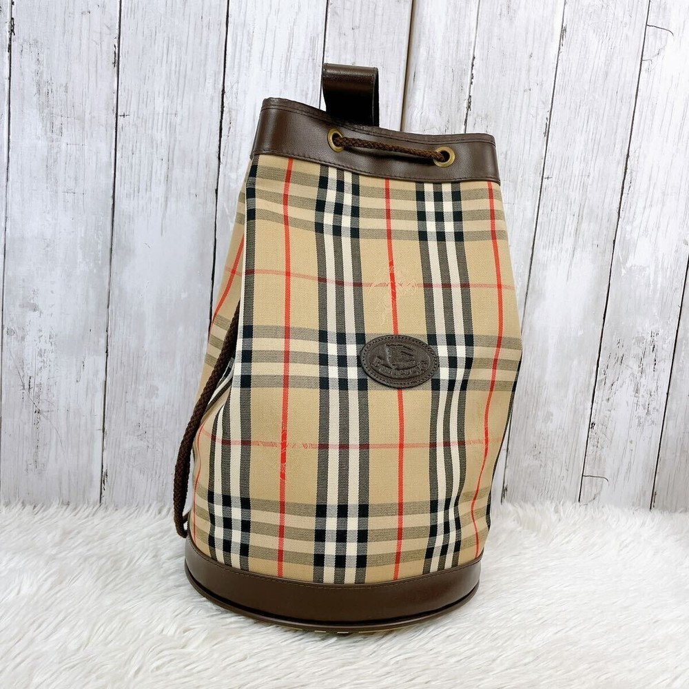 Burberry Rucksack Shoulder Bag Vintage From Japan Authentic Used 202411Y