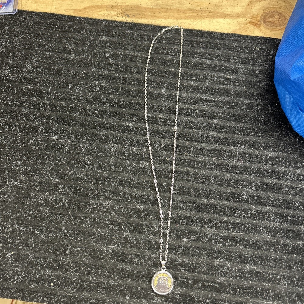 Owl Shaped Silver Locket Necklace with Essential Oil Diffuser