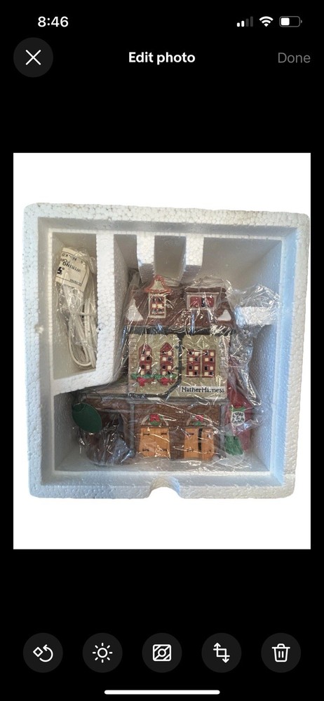 Heritage Collection Dickens Village Hather Harness 5823-8 Dept56 Christmas House  