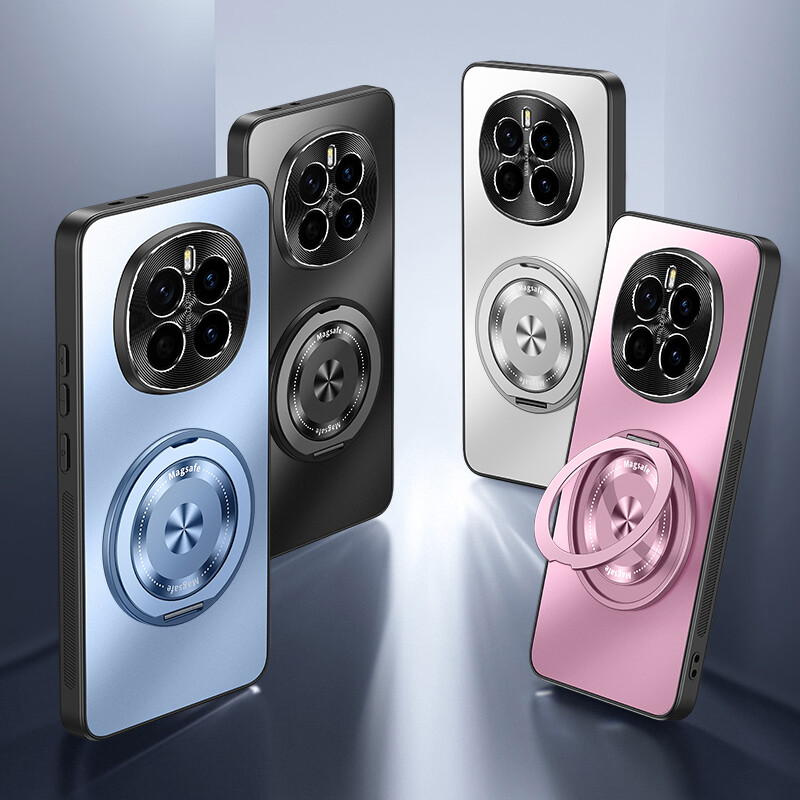 For Honor Magic7 Pro, Luxury Hybrid Armor Ring Holder KickStand Soft Case Cover