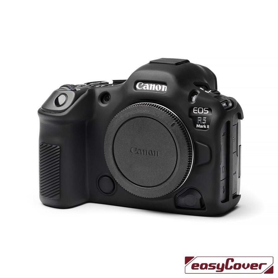 easyCover Armor Protective Silicone Skin for Canon EOS R5 Mark II (Black)