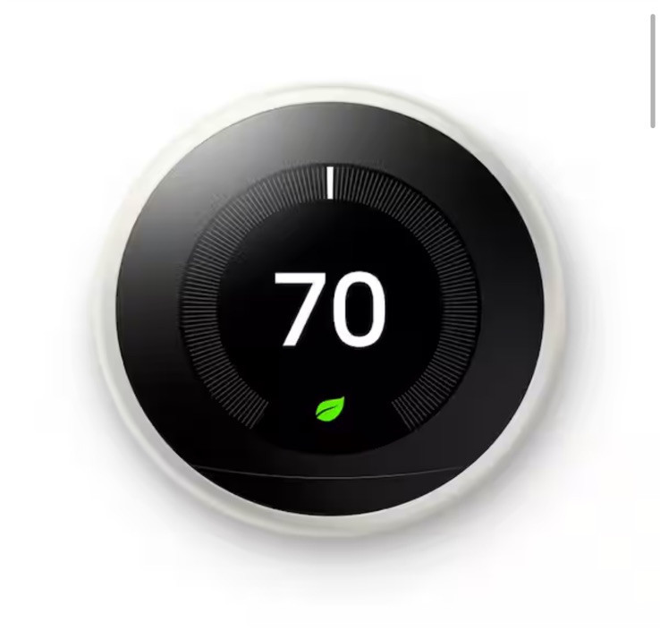 Google - Nest Learning Smart Wifi Thermostat - T3017US White