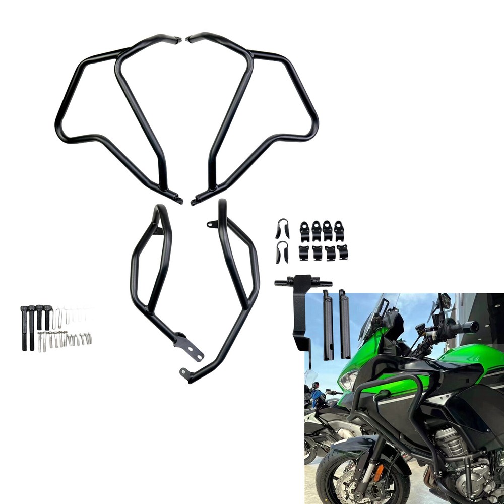 1Set Motorcycle Engine Crash Bar Guard Protector For Versys 1000 19-24 20 21