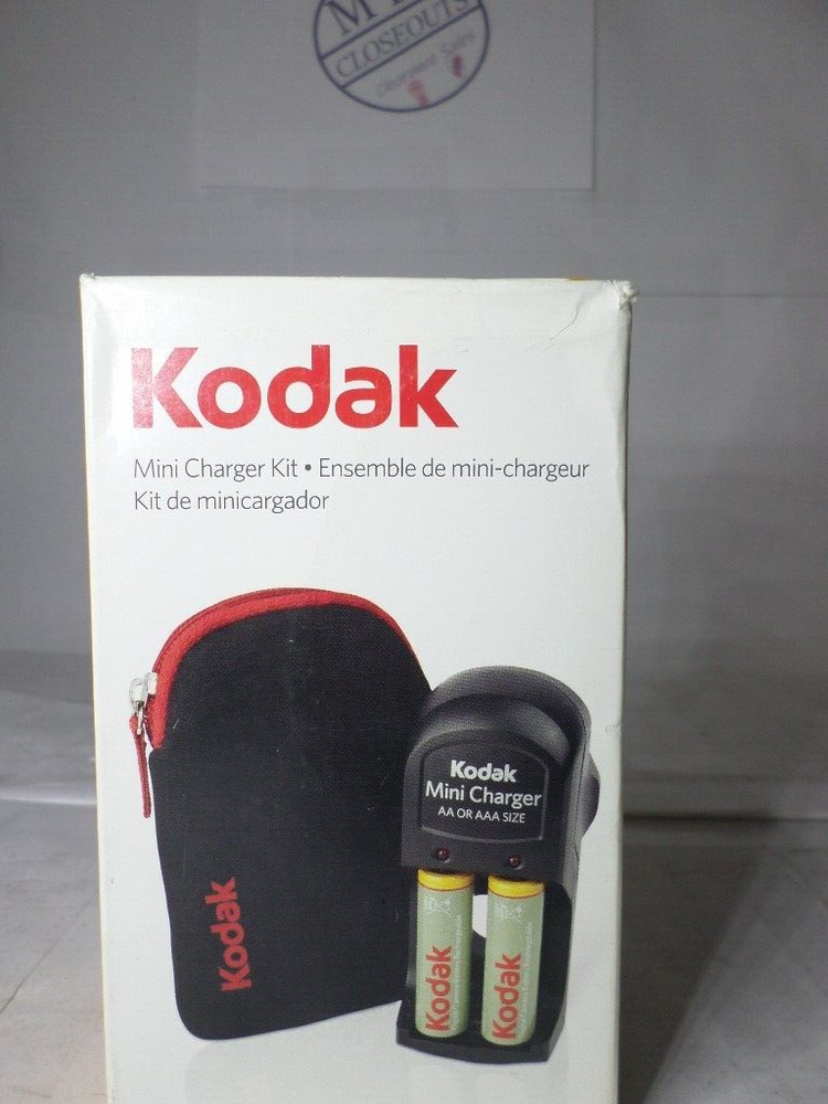 KODAK 20-Pack AA Rechargeable Batteries with Mini Wall Charger Camera Case and AAA Charger