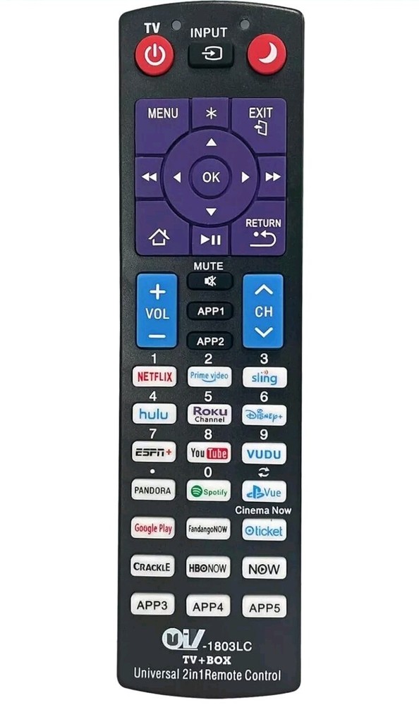 UTV-1803 Universal Replacement Remote Control Use For Almost All Roku TV