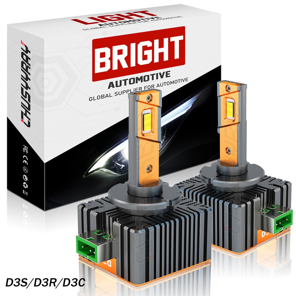 D3S LED Headlight Bulbs Kit for Cadillac Escalade 2007-2014 High Low Beam 35W