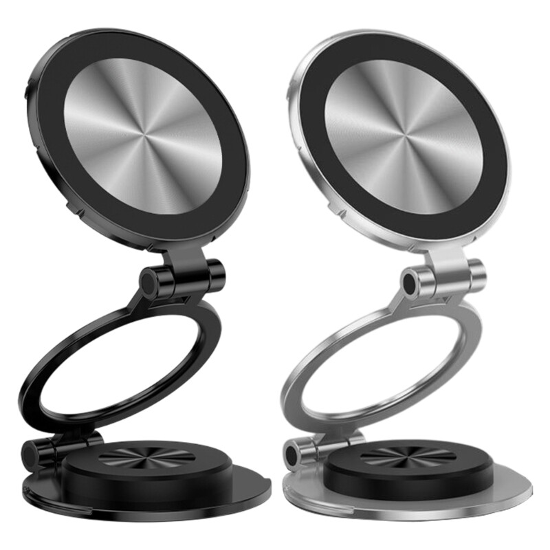 360° Rotatable Magnetic Phone Mount for Car, Desk & Gym – Strong Grip