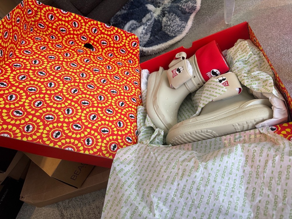 Croc X Pringles Classic Crush Boot Size US 12 Rain Footwear