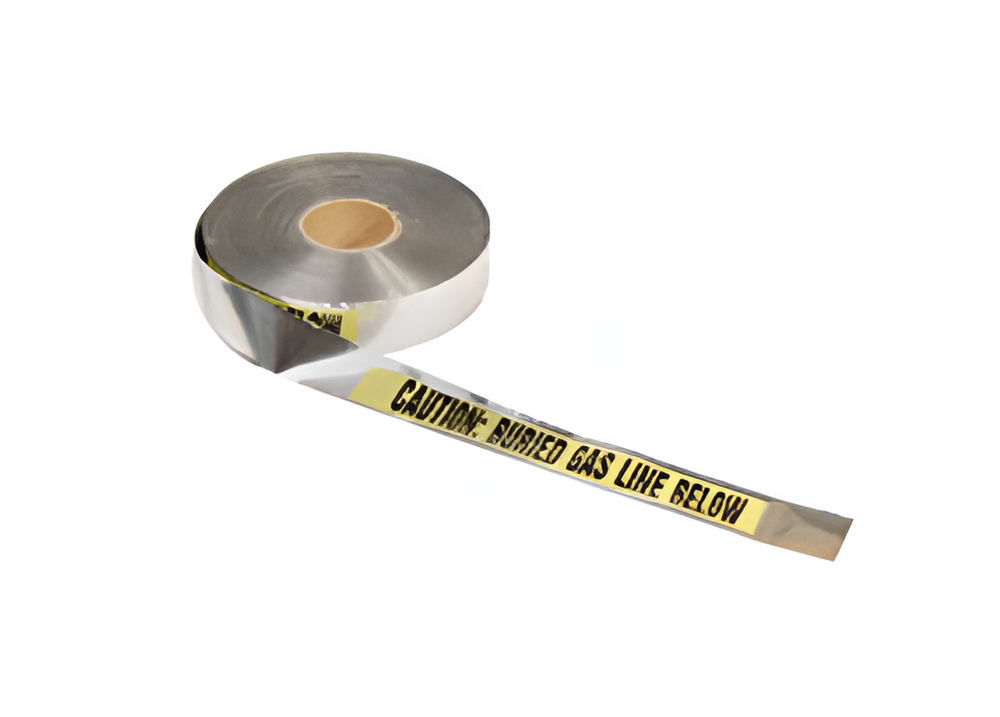 Underground Gas Tracer Tape 1000ft Roll for Poly Pipe and Utility Marking