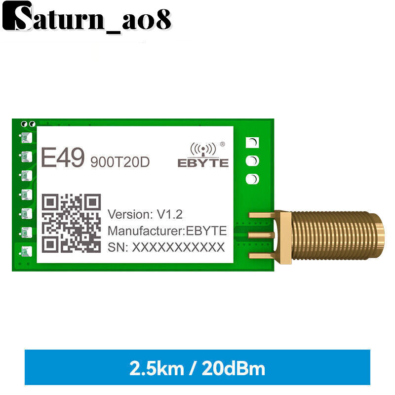 433/915MHz 20dBm TTL Level Output IoT UART Wireless Transceiver Module Low Power-image