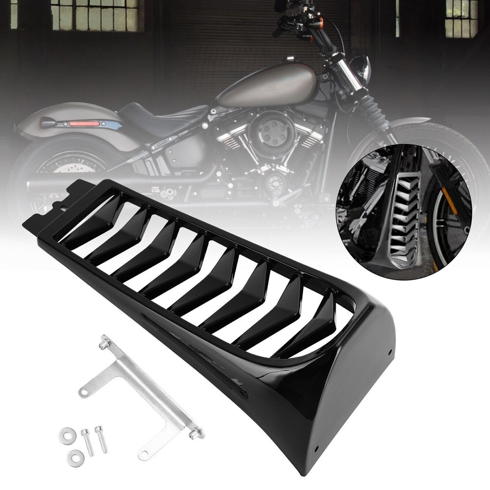 Front Chin Spoiler Lower Radiator Cover for Softail Breakout Fat Bob 2018-2022